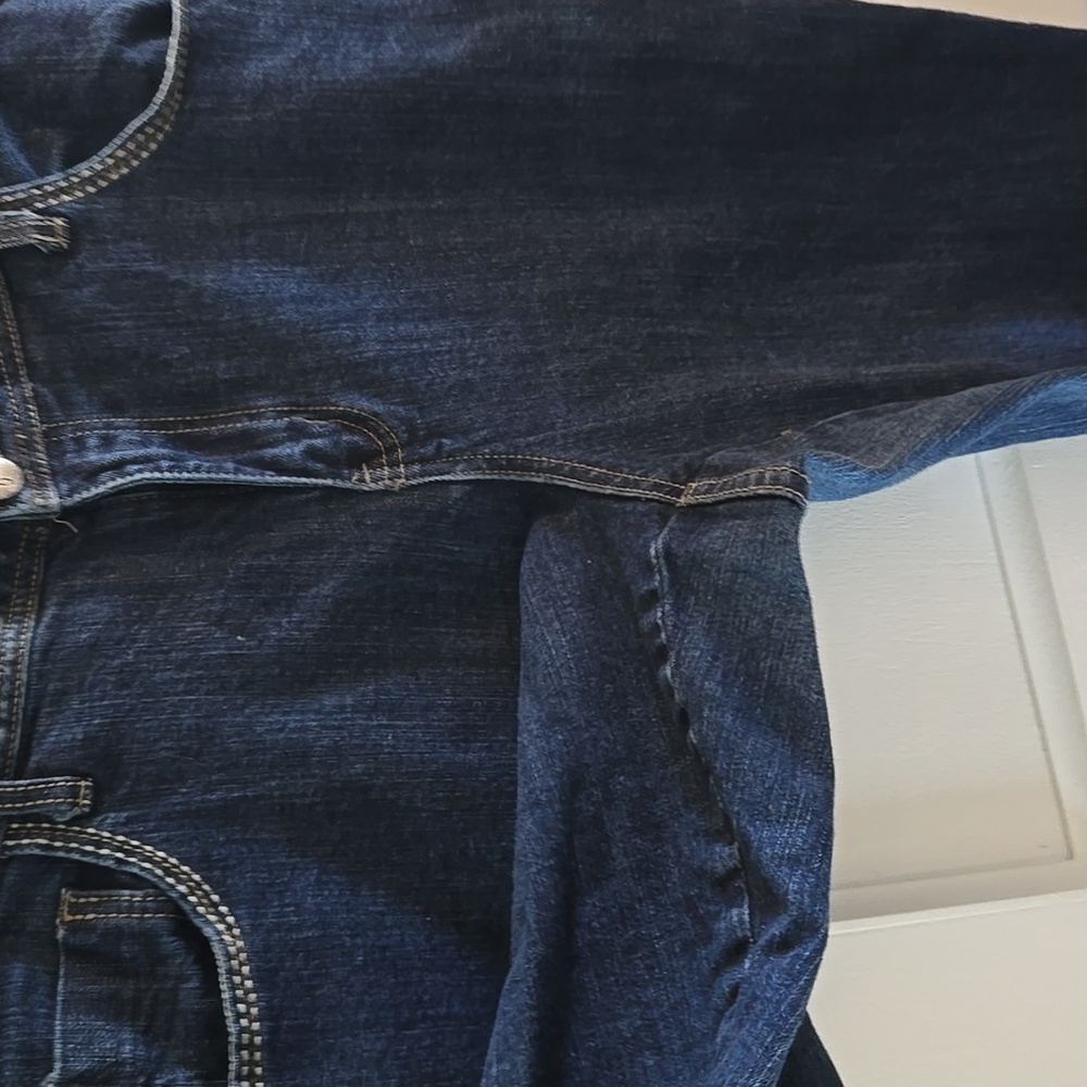 Just My Size Blue Ankle Cropped Jeans - Picture 6 of 6